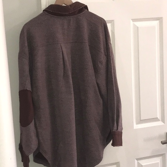 NWOT Free People Ruby Shacket Shirt Jacket Size Medium Date Night Size M Z184-42 - Picture 8 of 9